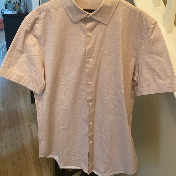 Bugatchi Size Medium Button down short sleeve shirt - Picture 1 of 3